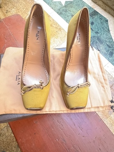 Alaia platform vintage bronzo - platform,